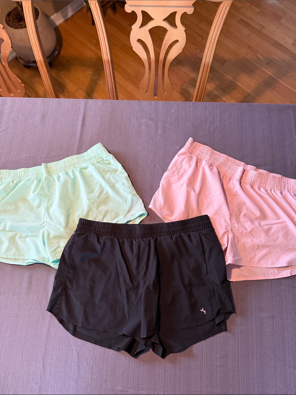 JoyLab Women's Athletic Shorts black - All in Motion shorts Mint, Pink size XL